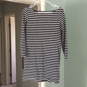 Wide neck fitted dress or top